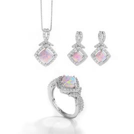 Gemstone Classics(tm) 3pc. Created Opal Sterling Silver Set