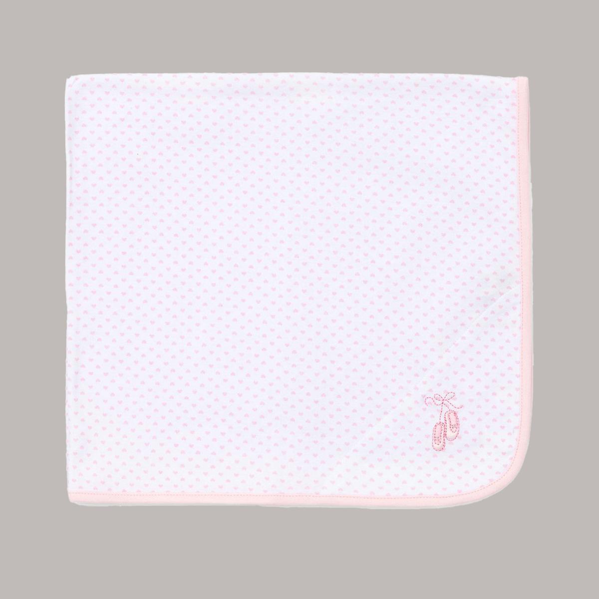 Little Me(R) Ballerina Heart Tag-Along Blanket
