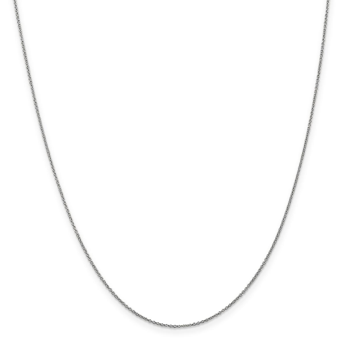 Unisex Gold Classics(tm) .9mm. White Cable 14in. Necklace w/Lobster