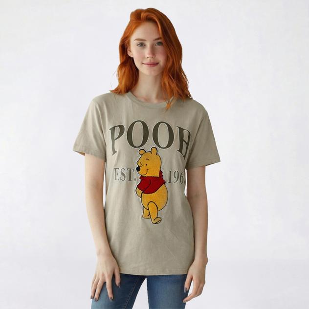 Juniors Freeze Pooh Established 1967 Boyfriend Tee