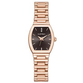 Womens Ellen Tracy Gold-Tone Tonneau Bracelet Watch - ET5464RG