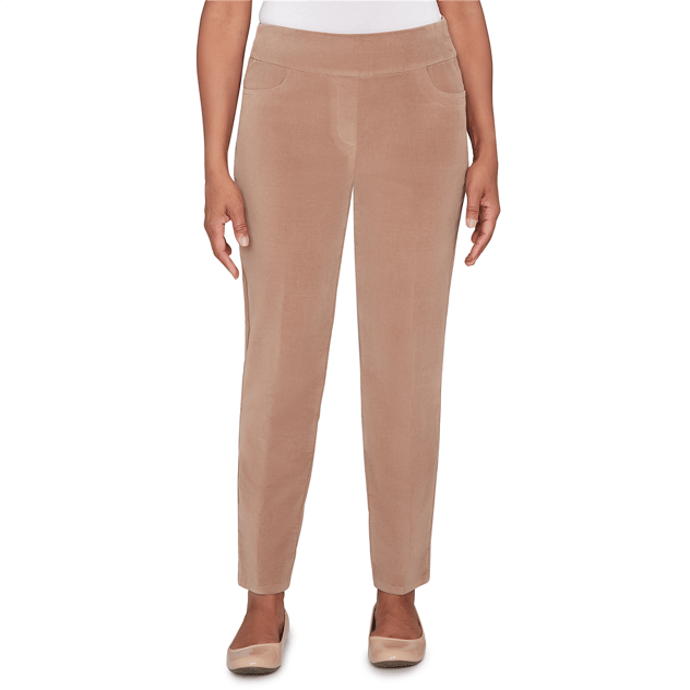Womens Alfred Dunner Vienna Corduroy Short Length Pants
