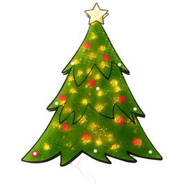Sienna Double-Sided Glazed Illumination Lights Christmas Tree