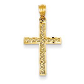 Gold Classics(tm) 14kt. Filigree Cross Pendant