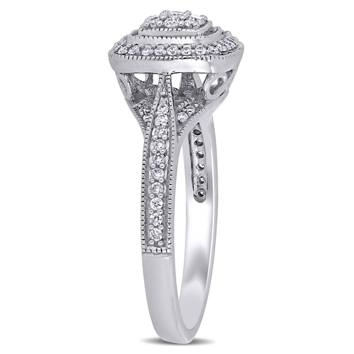 Diamond Classics™ 10kt. White Gold 1/3ct. Diamond Engagement Ring
