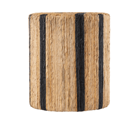9th & Pike® Bohemian Brown Banana Leaf Accent Table