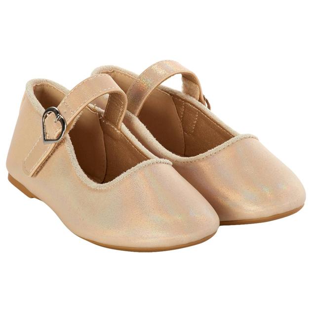 Little Girls Vince Camuto Heart Buckle Flats