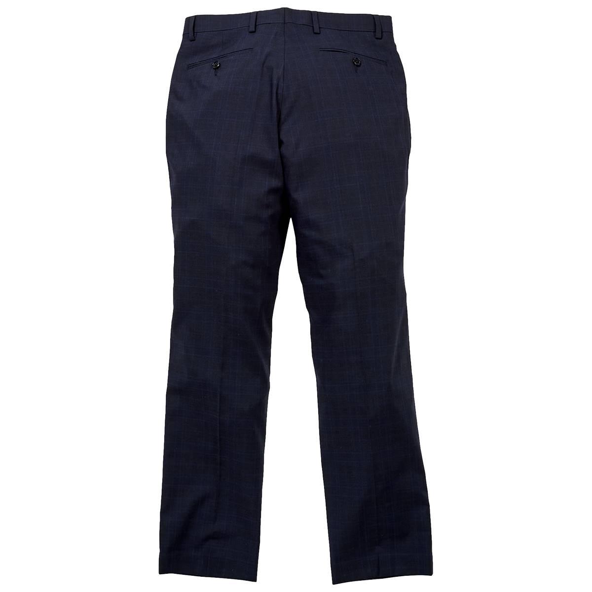 Mens Tommy Hilfiger Suit Separate Plaid Pants - Navy