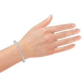 Nova Star® White Gold 3.00ctw. Lab Grown Diamond Tennis Bracelet