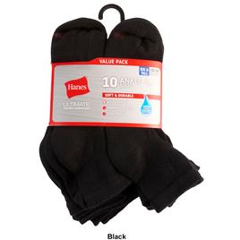Mens Big &amp; Tall Hanes® 10pk. Ankle Socks