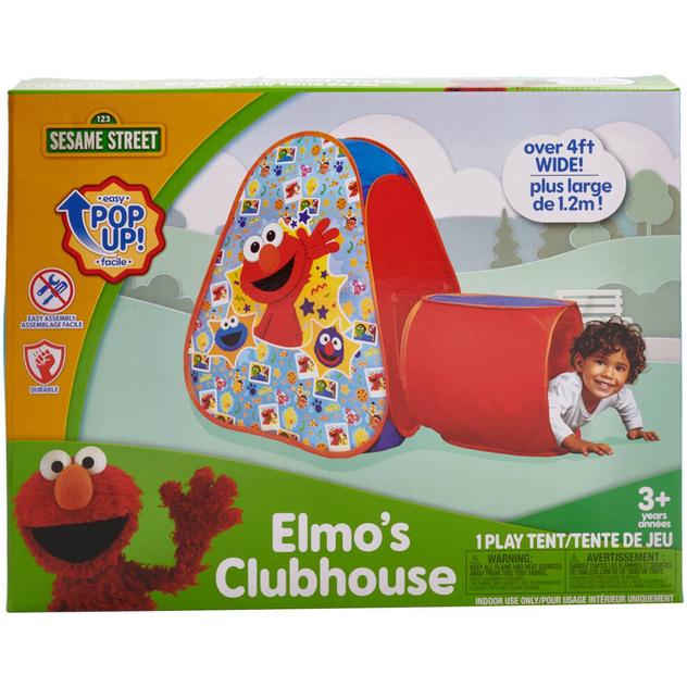 Sesame Street® Elmo's Clubhouse Play Tent w/ Tunnel
