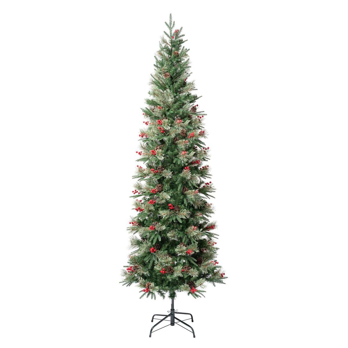National Tree 7.5ft. Feel-Real(R) Virginia Pine Slim Christmas Tree
