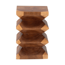 bali & pari Malati Solid Suar Wood End Table