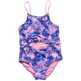 Girls (7-16) Pink Platinum® Butterfly Ombre Cutout 1pc. Swimsuit
