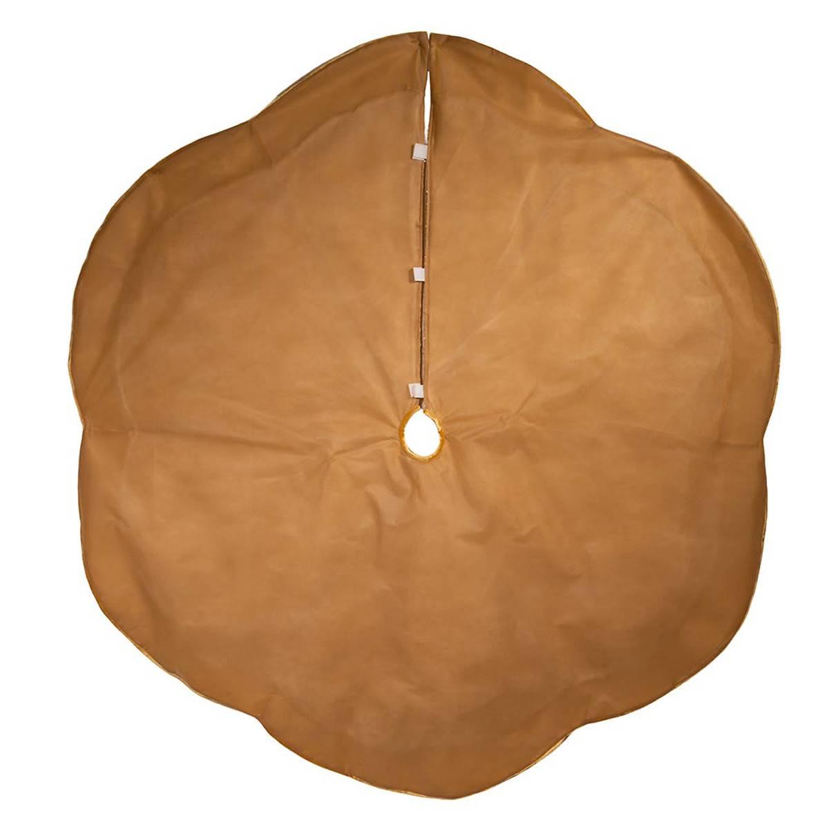 Kurt S. Adler 60in. Gold Glitter Tree Skirt