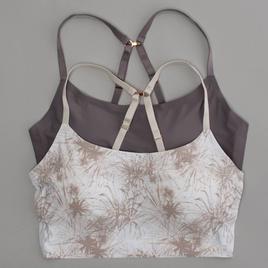Womens Danskin 2pk. Abstract Racerback Bras - DS4003-2PKA