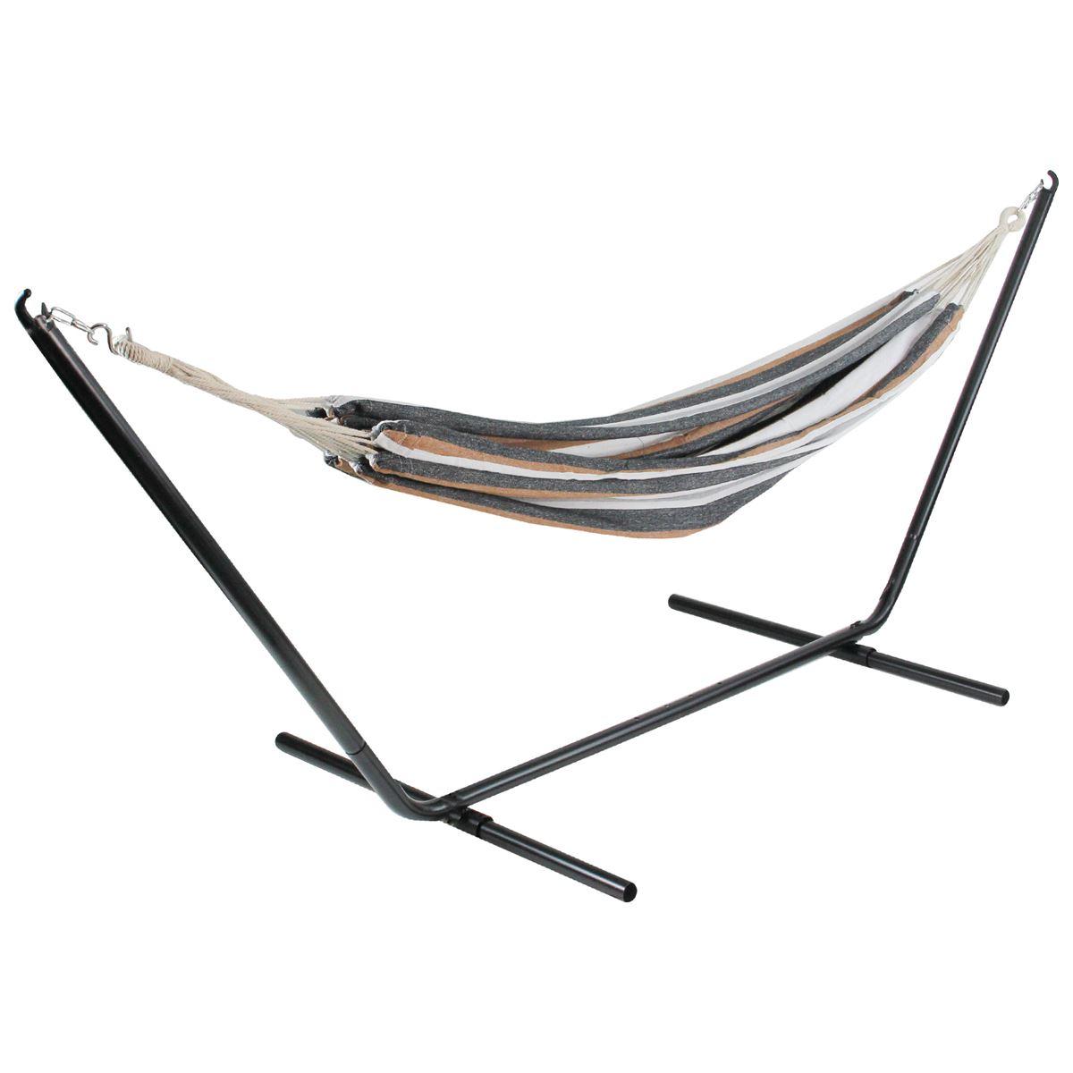 Northlight Seasonal 73in. Striped Double Brazilian Hammock