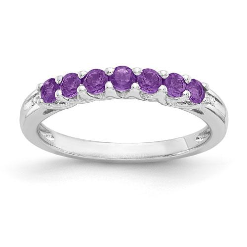 Gemstone Classics(tm) Sterling Silver & Amethyst Ring