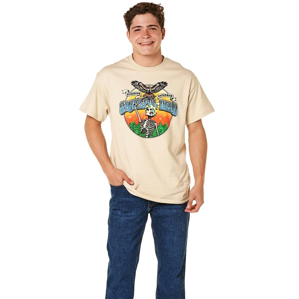 Young Mens Grateful Dead Sunshine Graphic Tee