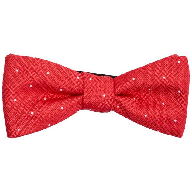 Mens John Henry® Gin Plaid & Dots Bow Tie