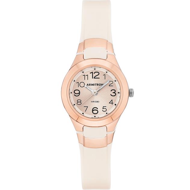 Womens Armitron Analog ProSport Quartz Watch - 25-6418PBH