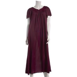 Womens Miss Elaine Short Sleeve Tricot Ballet Gown Nightshirt