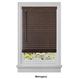 Achim Cordless GII Madera Falsa Faux Wood Blinds