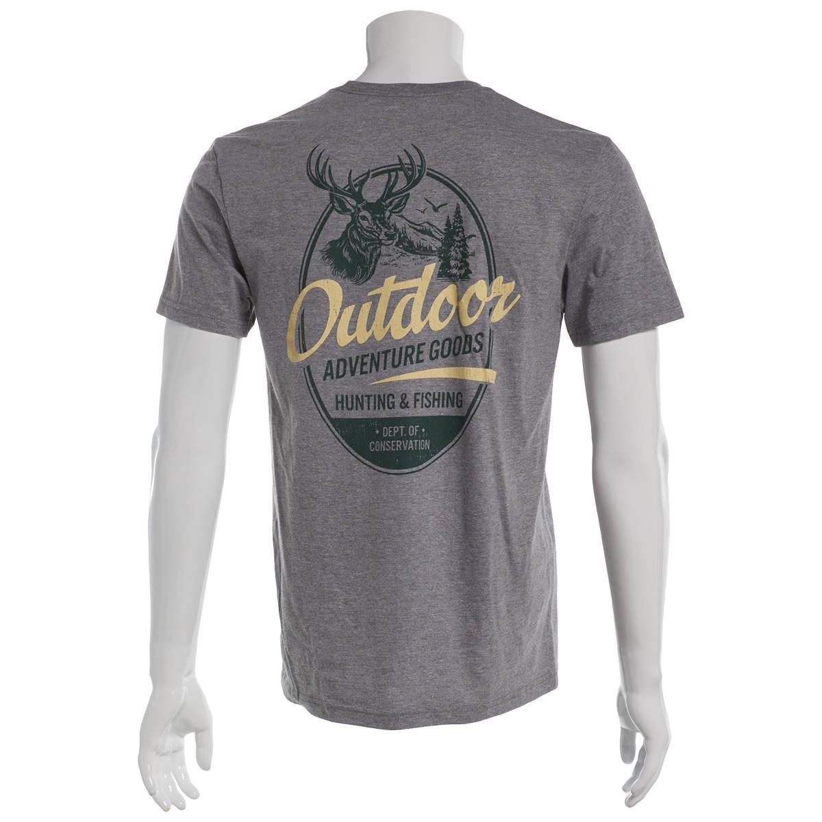 Mens Outdoor Decision Short Sleeve Tee - Graphite