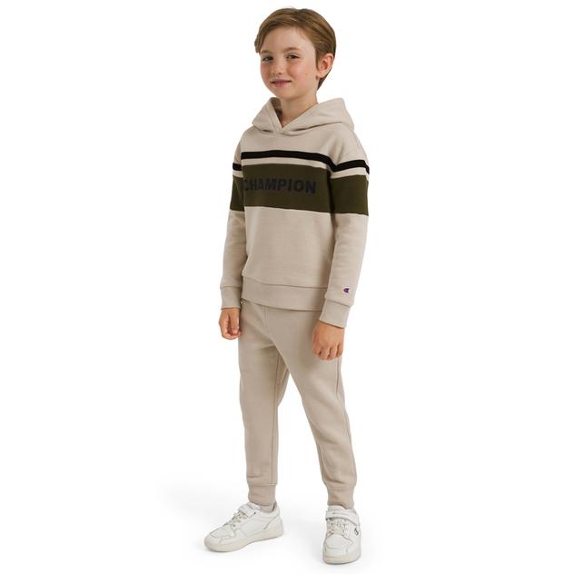 Boys (4-7) Champion® Pieced Hoodie & Tapered Jogger Set - Sand