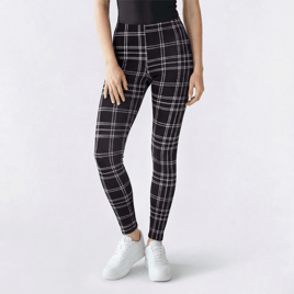 Juniors Jolie & Joy Print Leggings - Plaid