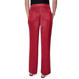 Womens DKNY Mid Rise Top Stitch Straight Leg Pants
