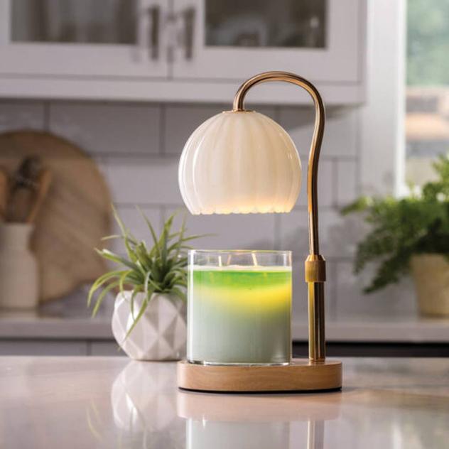 Candle Warmers Etc. Milk Glass Candle Warmer Lamp