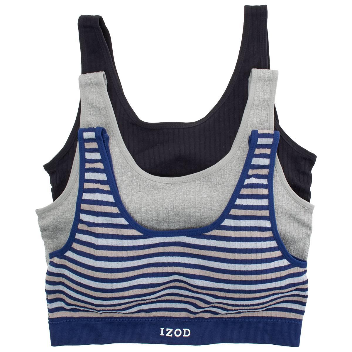 Juniors IZOD® 3pk. Ribbed Seamless Sports Bra - IZ70558