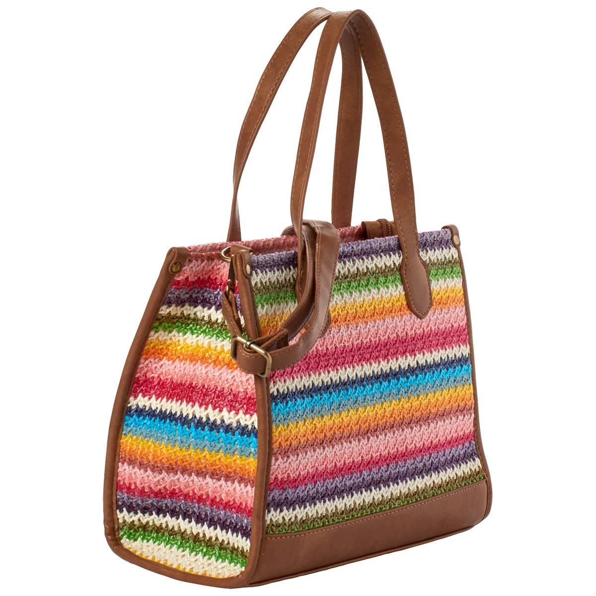 DS Fashion Straw Satchel