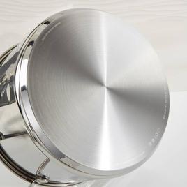 BergHOFF Helix Stainless Steel 7.25in. Stockpot w/ Glass Lid
