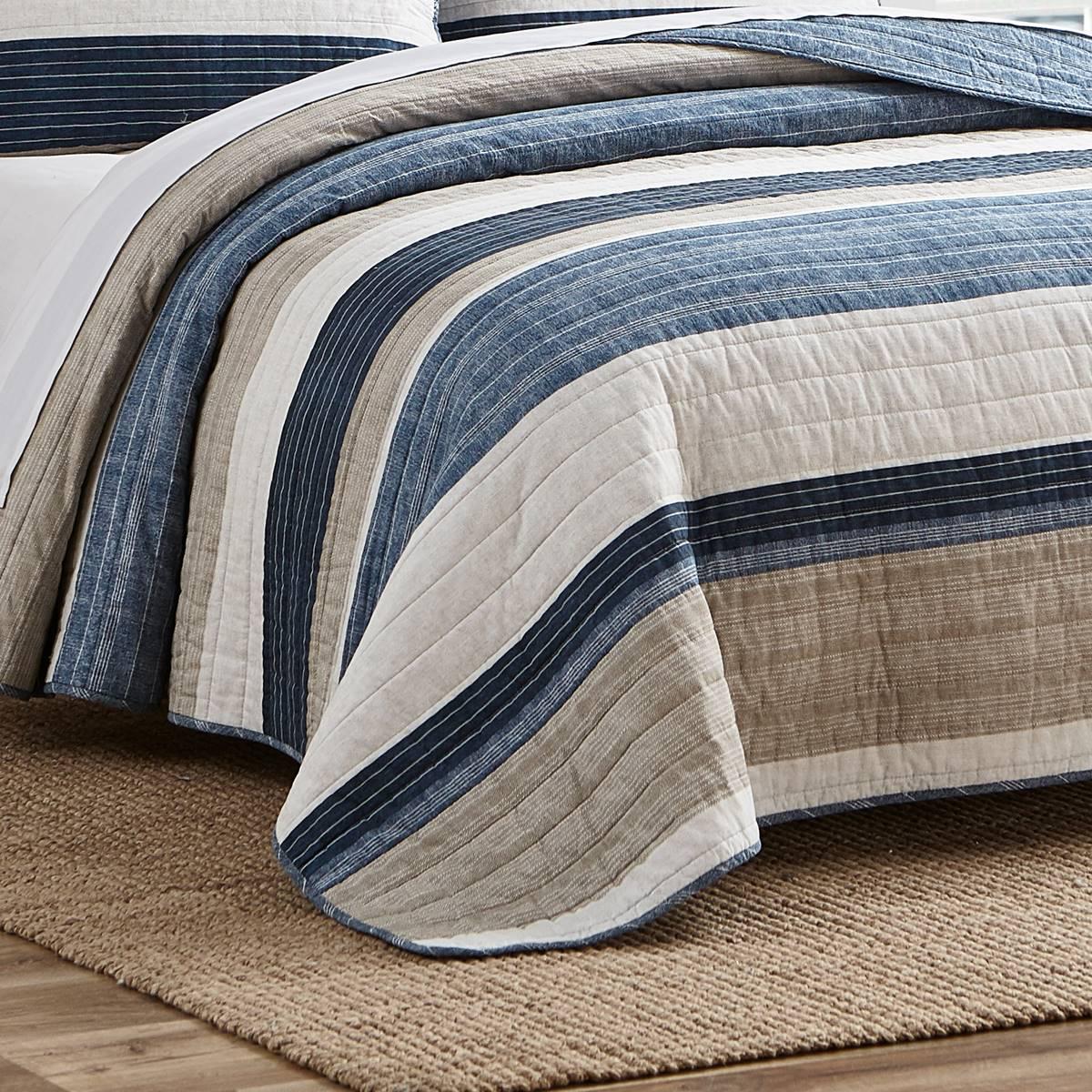 Nautica Ridgeport 136 Thread Count Reversible Quilt Set
