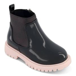 Little Girls Marc Fisher Stormi Chelsea Moto Booties