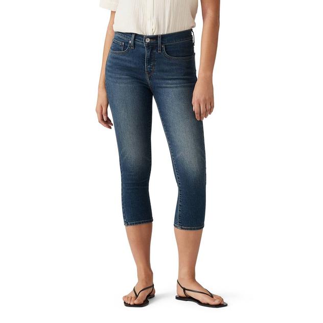 Womens Levi's® 311 Shaping Capri - Zealous Blue