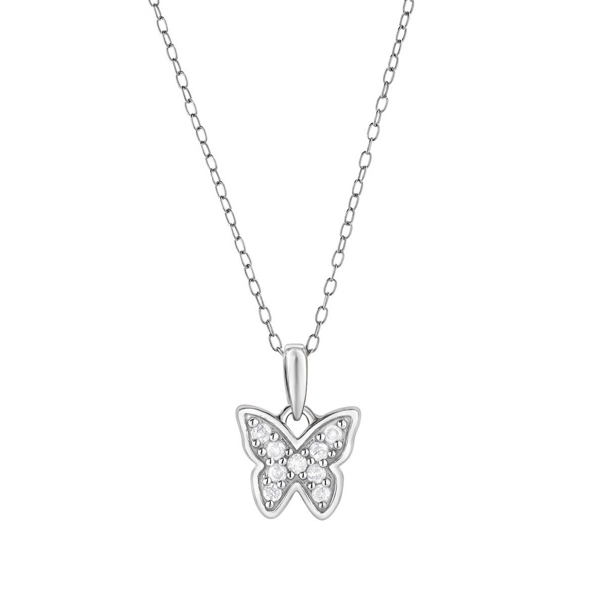 Nova Star™ 1/10ctw. Lab Grown Diamond Butterfly Pendant