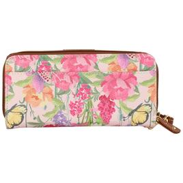 Womens Stone Mountain Le Beau Jardin Zip Around Wallet
