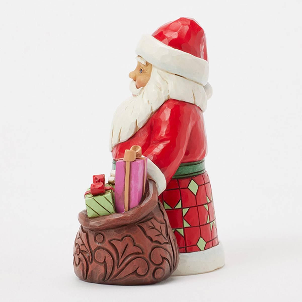 Jim Shore Santa with Toy Bag Pint Christmas Figurine