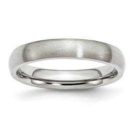Mens Gentlemen's Classics(tm) Stainless Steel Brushed 4mm Band