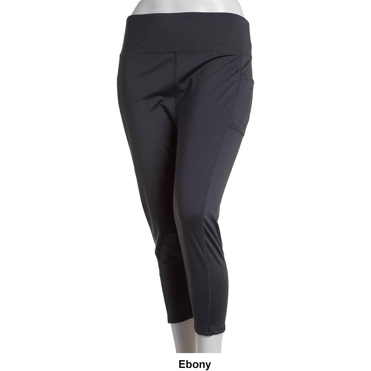 Plus Size Starting Point® Soft Touch Solid Performance Capris