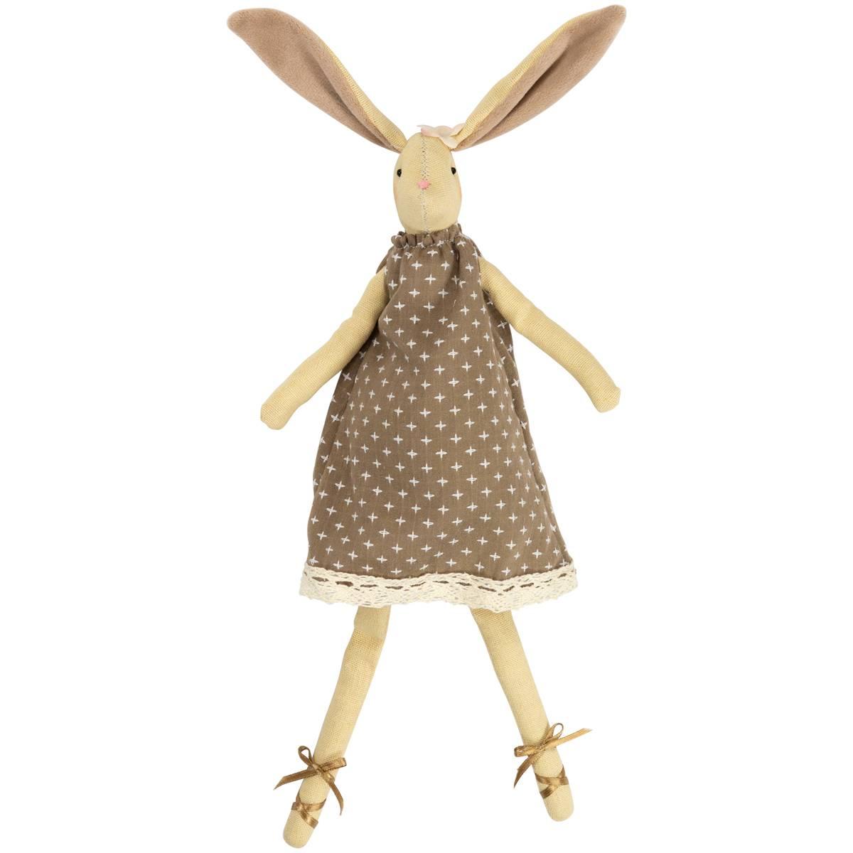 Northlight Seasonal Sitting Ballerina Girl Bunny Easter Figurine