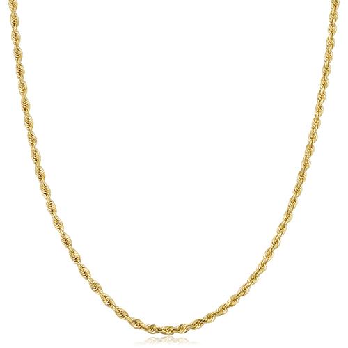 Unisex Gold Classics™ 10kt. Yellow Gold 2.7mm 24in. Rope Chain