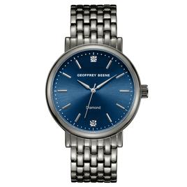 Mens Geoffrey Beene(R) Blue Dial Bracelet Watch - GBA0055GU