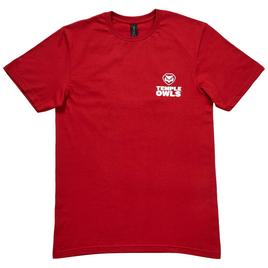 Mens Temple Short Sleeve Solid Tee - Cardinal