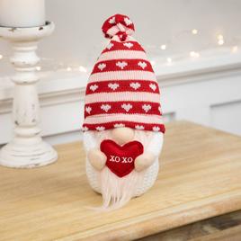Northlight Seasonal Plush XOXO Valentine''s Day Gnome