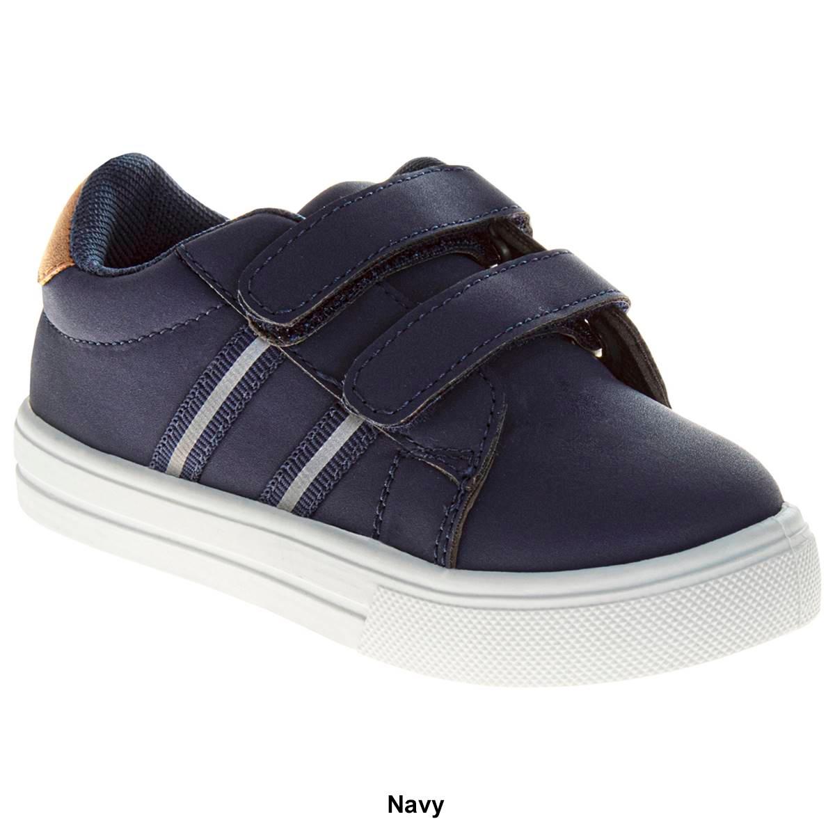 Little Boys French Toast Hook and Loop Casual Sneakers