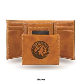 Mens NBA Minnesota Timberwolves Faux Leather Trifold Wallet